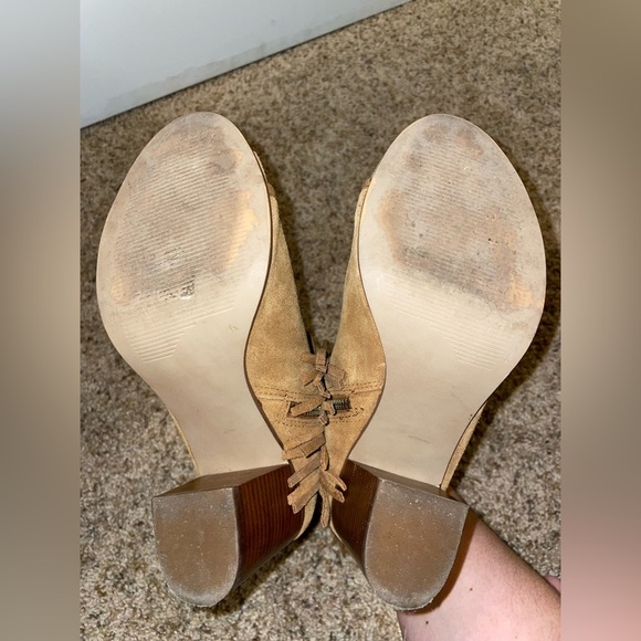 Steve Madden Suede Lace Up Heels - Picture 7 of 9